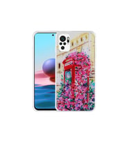 Xiaomi Redmi Note 10 Uyumlu Kılıf Simli Desenli Kamera Korumalı Parlak Zore Popy Kapak