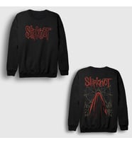 Presmono Unisex Siyah Nashville V2 Slipknot Sırt Baskılı Sweatshirt 517640tt