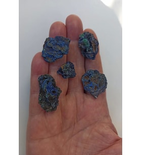 25 Gram Doğal Azurit Küçük Parçalar 121A