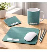 Kişiye Özel Hediye Seti  Kupa Bardak + Mouse Pad + Bardak Altlığı (3’lü Set)