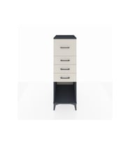 Kronos Dolap 4 Çekmeceli 44x59x134 Antrasit-Aytaşı