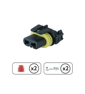 9006 Ampul Soketi 2 Pin Kablosuz