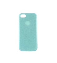Apple iPhone 5 Uyumlu Kılıf Zore Shining Silikon (Mavi)