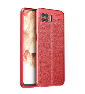 Oppo 73 Kılıf Pu-Deri Leather-Pu Serisi Protected Case (Kırmızı)