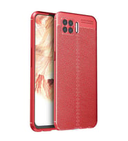 Oppo 73 Kılıf Pu-Deri Leather-Pu Serisi Protected Case (Kırmızı)