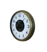 Vintage 60 Cm Çarklı Modern Duvar Saati (Standart)