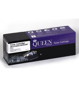 Queen Hp 201A CF400A Muadil Toner 1400 Sayfa Siyah