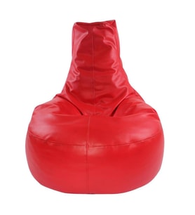 Deri Armut Koltuk Büyük Kırmızı 85*75*30 cm