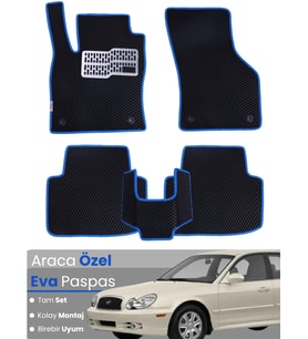 HYUNDAİ SONATA (1998-2005) Uyumlu EVA Paspas Tam Set–Araca Özel,Kolay Montaj,Su Geçirmez