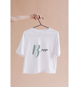 Baş Harfli İsim Tasarımlı Tişört Kişiye Özel ( Unisex - Büyük - Çocuk )