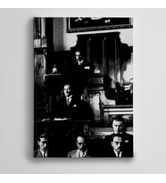 Atatürk Meclis Konuşması Kanvas Tablo