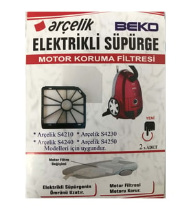 4240 Elektrik Süpürgesi Motor Koruma Filitresi 2 Li Orjinal