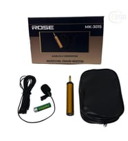 Rose MK-301S Kablolu Yaka Mikrofonu - Metal Kasa