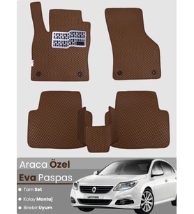 RENAULT LATİTUDE (2010-2015) Uyumlu EVA Paspas Tam Set–Oto Paspas,Araca Özel