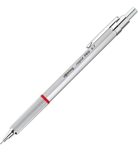 Rotring Rapid Pro Mekanik Kurşun Kalem, Gümüş, 0.7 Mm