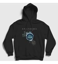 Presmono Unisex Siyah Weather Systems Anathema Kapüşonlu Sweatshirt 389527tt