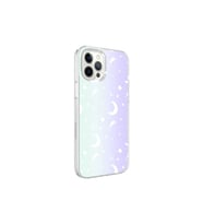 Apple iPhone 12 Pro Max Uyumlu Kılıf Zore M-Blue Desenli Kapak (Gri)
