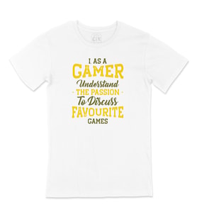 As A Gamer Tişört