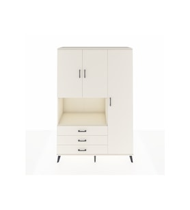 Hyperion Gardrop 7 Raflı 3 Çekmeceli 3 Kapaklı 132x44x195 Aytaşı-Aytaşı
