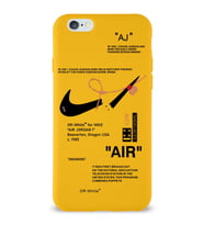 Apple iPhone 6 S Uyumlu Lansman Kılıf Sneakers Tasarımlı Altı Kapalı İçi Kadife Kaplı Silikon Kapak (Şeffaf)