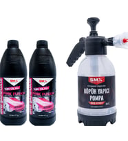 SMX %90 cilalı Pink Fusion Oto Şampuanı 750 ml 2adet ve Köpük Pompası