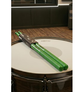Midex GFK-801GR 5A Bateri Baget Kırılmaz Polyemid Yeşil Renk Davul Bageti 5A Drumsticks