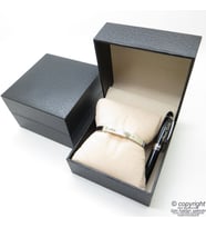 Kişiye Özel Krom Kelepçe Bileklik + İsme Özel Mini Cep Kalemi - Hediyelik Kutulu Set (Karışık)