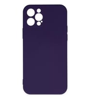 Newface Apple iPhone 12 Pro Max Kılıf Nano içi Kadife Silikon - Mor