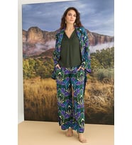 Monamise Kadın Çiçek Desenli 3'lü Pijama Takımı 23136 