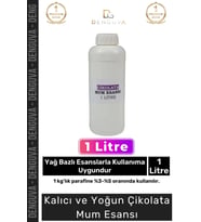 Yeni Seri Kalıcı Yoğun Kaliteli Yağ Bazlı Tüm Ürünlerle Kullanıma Uygun Çikolata Mum Esansı 1 LT