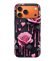 iPhone 17 Pro Velvet Kılıf Lansman İçi Kadife Temalı Desenli Silikon Romantik