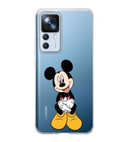Xiaomi Mi 12t  Kamera korumalı Kapak Mickey Mouse Tasarımlı  Şeffaf Kılıf