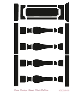 HOME HERITAGE CLASSIC MIDI 25X36CM HHCMR-22 STENCİL