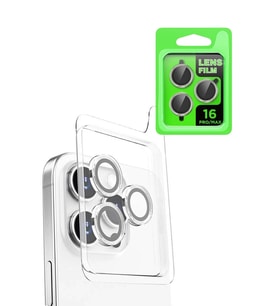 Durukar® iPhone 16 Pro Raze Metal Kamera Lens - Beyaz