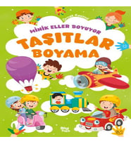 Minik Eller Boyuyor – Taşıtlar Boyama Kitabı (Örnek li)