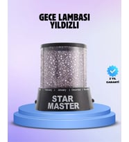 Odayı Yıldızlarla Dolduran Galaxy Efektli Led Projektör Işık