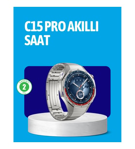 Mey İthalat® Dayanıklı Kordonlu Şarjlı Akıllı Saat
