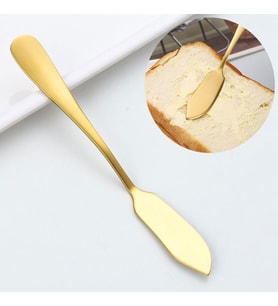 Çelik Gold Renk Tereyağ Reçel Kahvaltı Bıçağı cin618sr