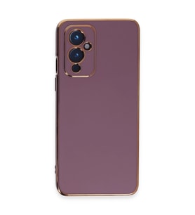 One Plus 9 Kılıf Volet Silikon - Mor