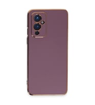 One Plus 9 Kılıf Volet Silikon - Mor
