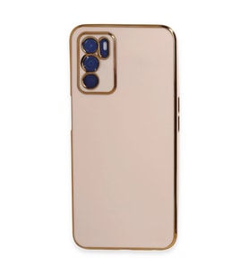 Oppo A16 Kılıf Volet Silikon - Pembe