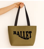Ballet Tasarım Mat Saten Omuz Çantası (Haki)