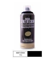 ARTDECO AKRİLİK SPREY BOYA 400 ML MAT SİYAH / LV-Y-400-M790