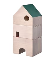 Dekoratif Aksesuar, Masif Ahşap, 14 cm