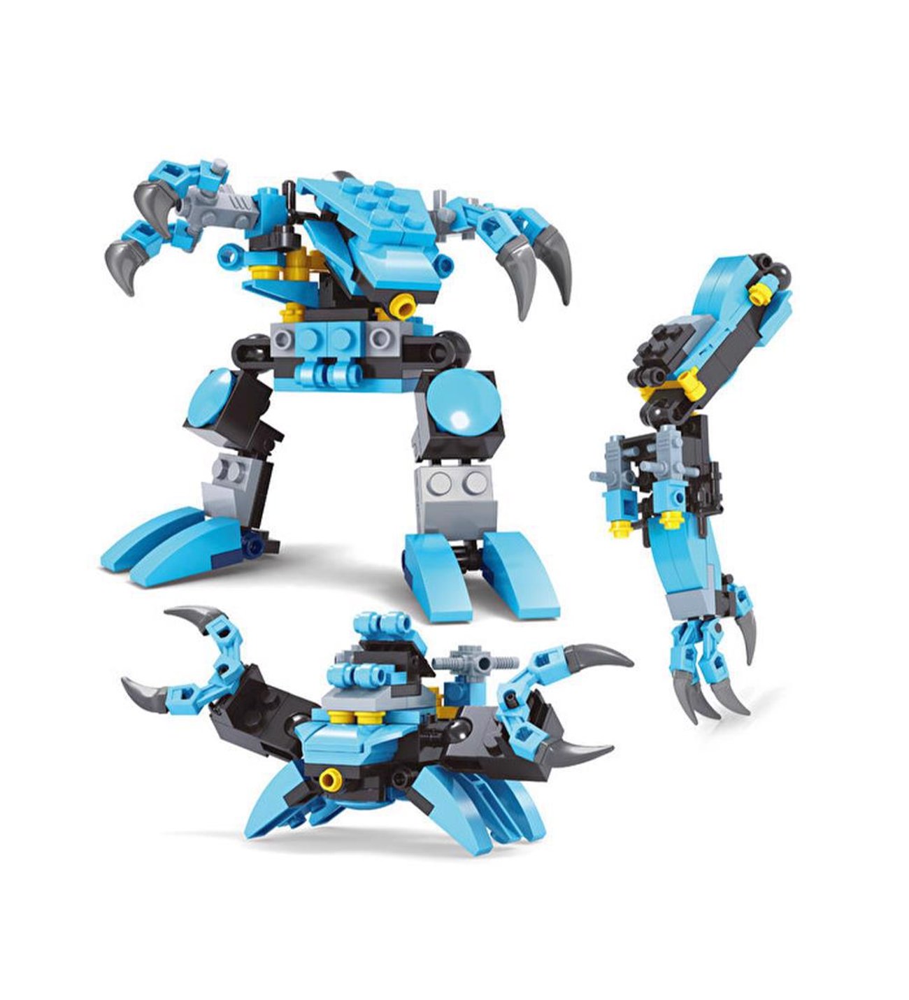 ウッズくん Ausini Titan Heroes Warrior Yapı Blok Set 6 - 65 Parça