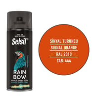 Selsil Rainbow Akrilik Sprey Boya SİNYAL TURUNCU 400 ml. - RAL2010