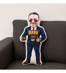 eJOYA Babalara Özel Peluş Oyuncak Yastık 116626