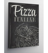 Kanvas Tablo İtalyan Pizza