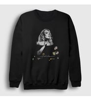 Presmono Unisex Siyah Concert Poster Müzik Adele Sweatshirt 474218tt
