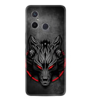 Xiaomi Redmi 12c Kılıf Resimli Desenli Silikon Platinium Series Dark Wolf 1813